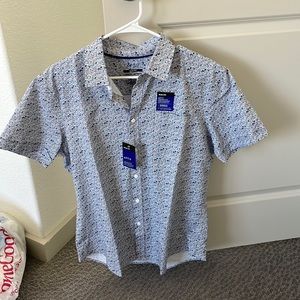 Nwt geometric pattern button down shirt